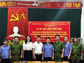 VKSND thành phố Vĩnh Yên ký kết Quy chế phối hợp Liên ngành tư pháp thành phố