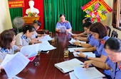 VKSND tỉnh Nghệ An hoàn thành kiểm sát trực tiếp tại Chi cục THADS huyện Thanh Chương