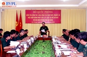 Thượng tướng Võ Minh Lương kiểm tra công tác phổ biến giáo dục pháp luật tại Bộ đội Biên phòng An Giang