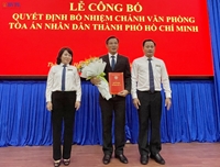 Ông Phạm Ngọc Duy làm Chánh Văn phòng TAND TP Hồ Chí Minh