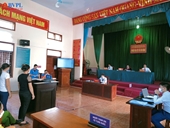 VKSND huyện Yên Dũng phối hợp tổ chức phiên tòa xét xử lưu động, trình chiếu tài liệu số hóa
