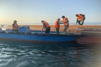 Tìm kiếm thuyền viên mất tích vụ chìm tàu vận tải ở vùng biển Cát Bà
