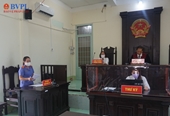 VKSND huyện Vũng Liêm tổ chức phiên tòa rút kinh nghiệm dân sự