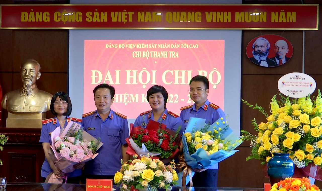 Chi bộ Thanh tra VKSND tối cao Đại hội Chi bộ nhiệm kỳ 2022-2025