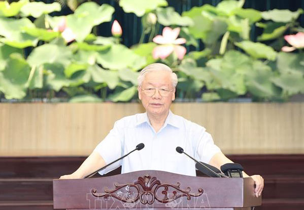 Toàn văn phát biểu của Tổng Bí thư tại buổi làm việc với Thành ủy TP Hồ Chí Minh