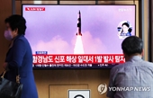 Triều Tiên bắn tên lửa đạn đạo sau khi tàu sân bay hạt nhân Mỹ đến Hàn Quốc