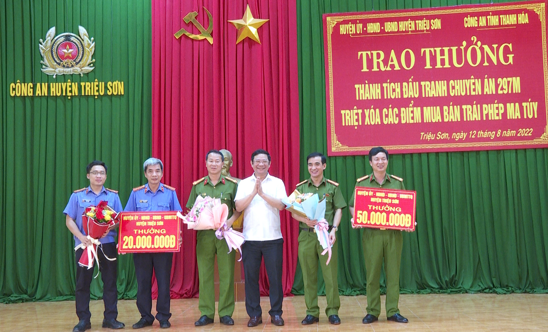 Công an huyện Triệu Sơn “chặn cung”, “giảm cầu”, quyết liệt triệt xoá các điểm phức tạp về ma tuý