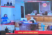 VKSND các quận Đồ Sơn, Hồng Bàng phối hợp tổ chức các phiên tòa xét xử trực tuyến