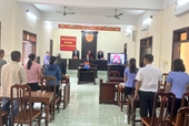 VKSND huyện Vĩnh Linh phối hợp tổ chức 4 phiên tòa hình sự trực tuyến