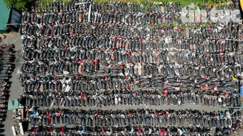 Hà Nội: Gần 4.000 xe máy vạ vật nhiều năm trong bãi giữ xe vi phạm, xử lý ra sao?