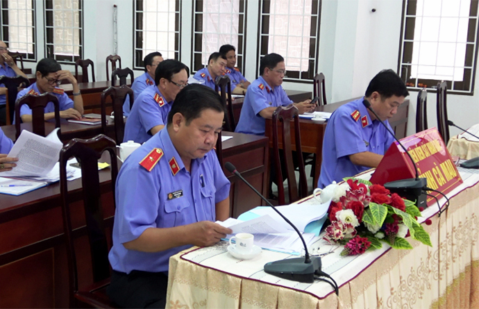 Sơ kết khâu đột phá năm 2022 tại VKSND tỉnh Cà Mau