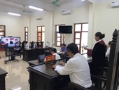 VKSND huyện Hải Hà phối hợp với TAND cùng cấp tổ chức 4 phiên tòa trực tuyến đầu tiên