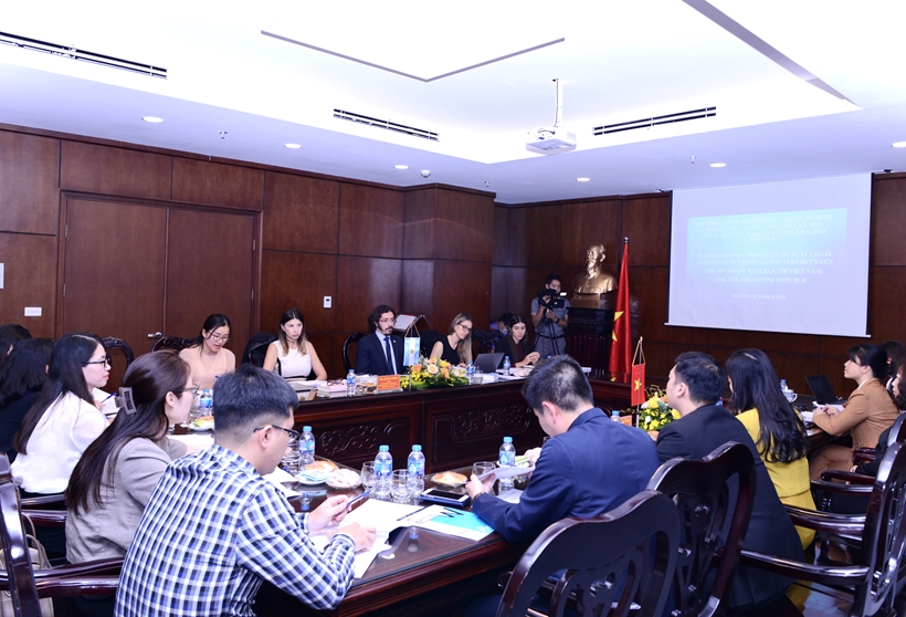 Đàm phán Hiệp định tương trợ tư pháp về hình sự giữa hai nước Việt Nam - Argentina