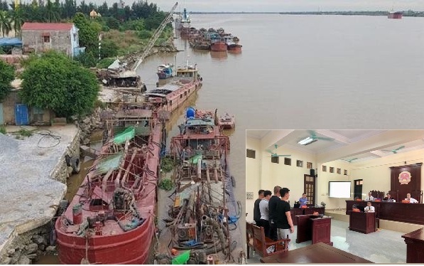 Kẻ chủ mưu khai thác cát trái phép trên sông Văn Úc lĩnh án