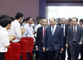 Chủ tịch nước Nguyễn Xuân Phúc dự Lễ khai khóa tại Đại học Quốc gia Thành phố Hồ Chí Minh
