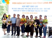 VKSND tỉnh Long An giao lưu nhân kỷ niệm 92 năm ngày Phụ nữ Việt Nam
