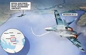 Su-27 Nga khai hỏa gần máy bay trinh sát Anh trên Biển Đen