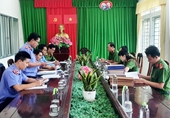 VKSND huyện Châu Thành, tỉnh Sóc Trăng trực tiếp kiểm sát hoạt động thi hành án hình sự