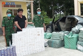 Bộ đội biên phòng tỉnh Long An triệt phá thành công một vụ vận chuyển thuốc lá lậu