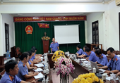 Đoàn VKSND cấp cao 3 kiểm tra công tác tại VKSND tỉnh Bình Thuận
