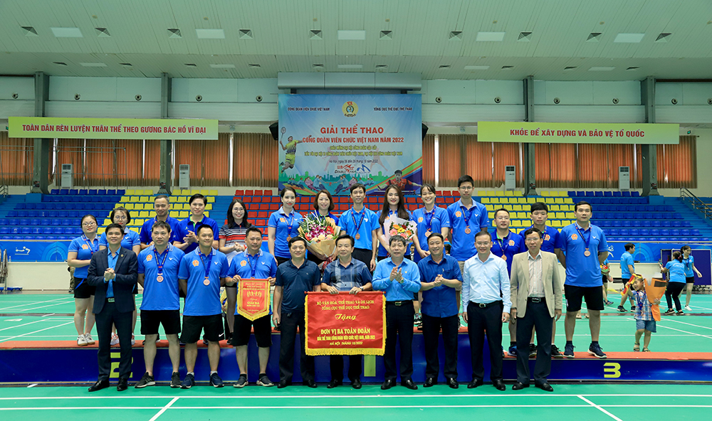 VKSND tối cao giành thành tích cao tại Giải thể thao Công đoàn Viên chức Việt Nam