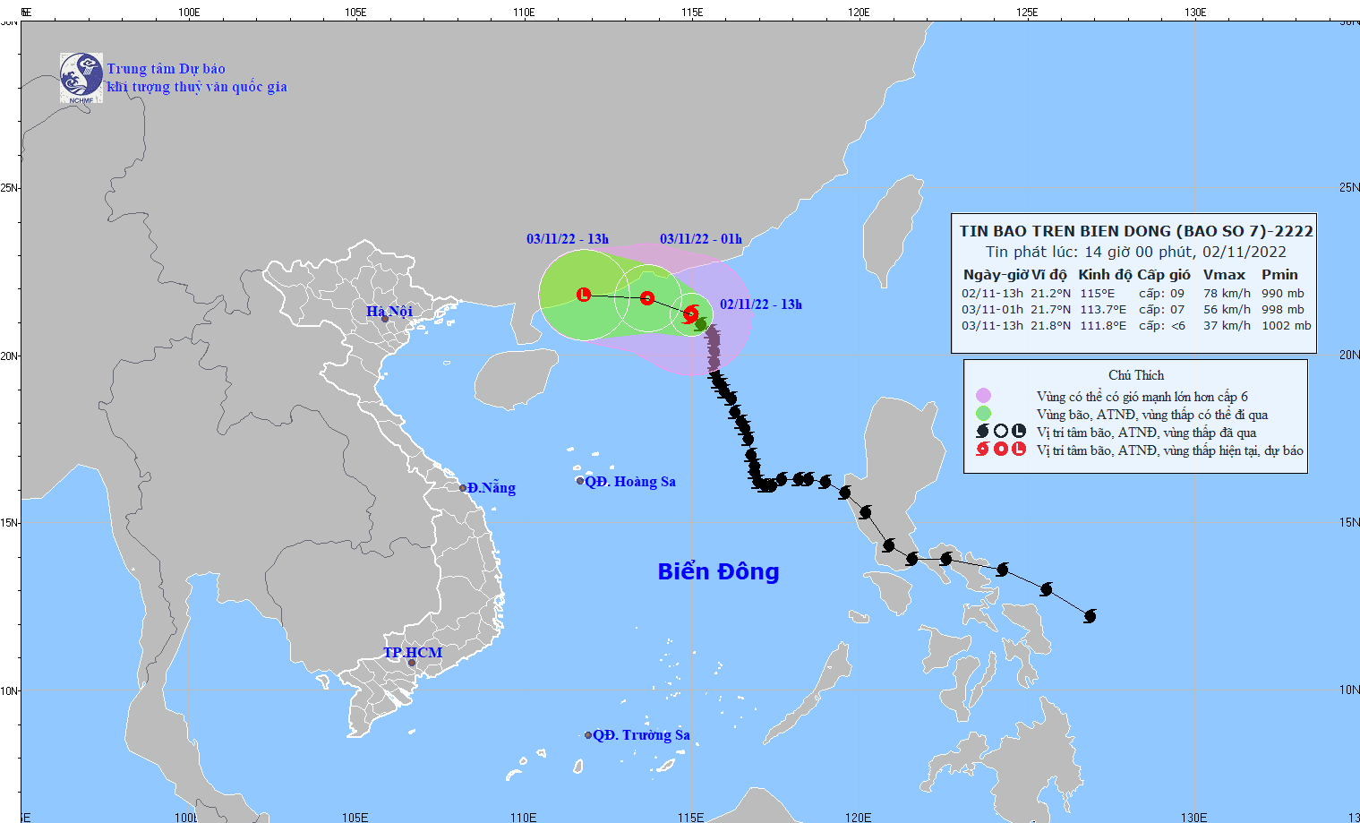Bão số 7 suy yếu thành áp thấp nhiệt đới tiến vào Quảng Đông Trung Quốc