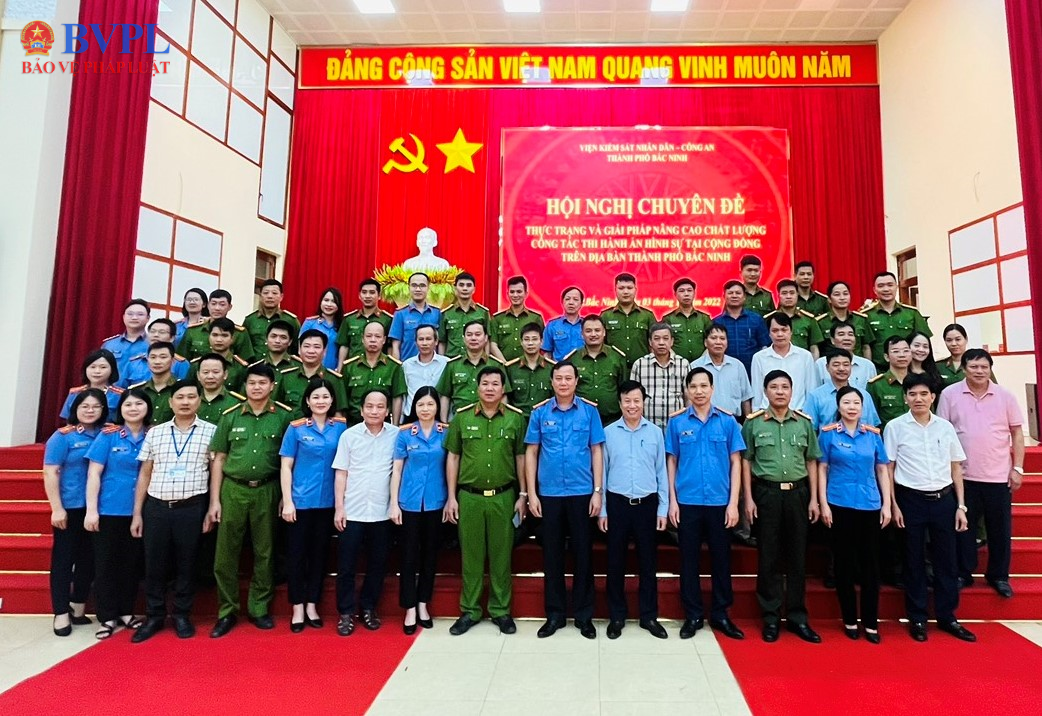 Hội nghị chuyên đề Thực trạng và giải pháp nâng cao chất lượng công tác thi hành án hình sự tại cộng đồng