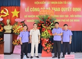 Trao Quyết định bổ nhiệm Hiệu trưởng trường Đào tạo, bồi dưỡng nghiệp vụ kiểm sát tại TP Hồ Chí Minh