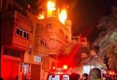 Hỏa hoạn kinh hoàng tại trại tị nạn ở Gaza, Palestine, 21 người thiệt mạng
