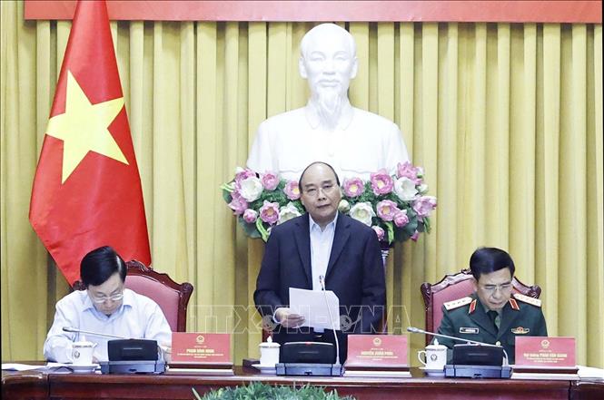Chủ tịch nước chủ trì Phiên họp thứ 3 về Đề án Tổng kết Chiến lược bảo vệ Tổ quốc trong tình hình mới