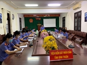 VKSND tỉnh Bình Thuận tổ chức Hội nghị rút kinh nghiệm công tác kiểm sát giải quyết các vụ án dân sự