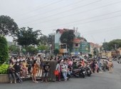 Cháy căn hộ chung cư ở quận Bình Tân, cư dân tháo chạy tán loạn
