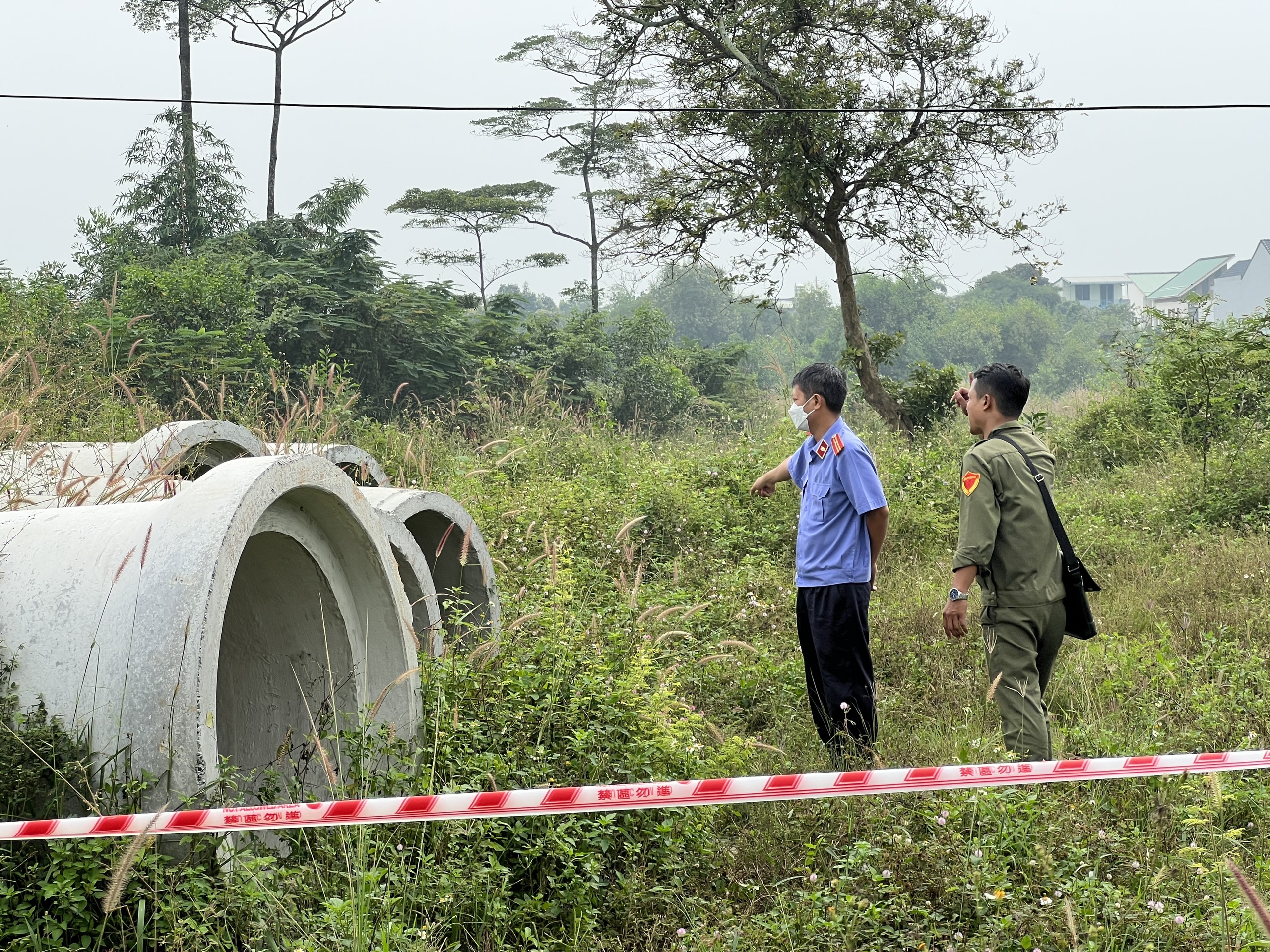 Nguyên nhân ban đầu vụ người đàn ông tử vong giữa 2 ống cống