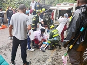 Lở đất chôn vùi xe buýt ở Colombia, 34 người thiệt mạng