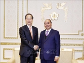 Chủ tịch nước Nguyễn Xuân Phúc hội kiến Thủ tướng, gặp Phó Thủ tướng Hàn Quốc