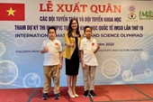 Đội tuyển học sinh Việt Nam giành 19 huy chương Olympic Toán và Khoa học quốc tế 2022
