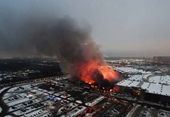 Trung tâm thương mại lớn ở thủ đô Moscow, Nga chìm trong biển lửa