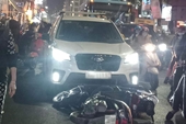 Thông tin ban đầu vụ ô tô tông hàng loạt xe máy trên phố Bạch Mai