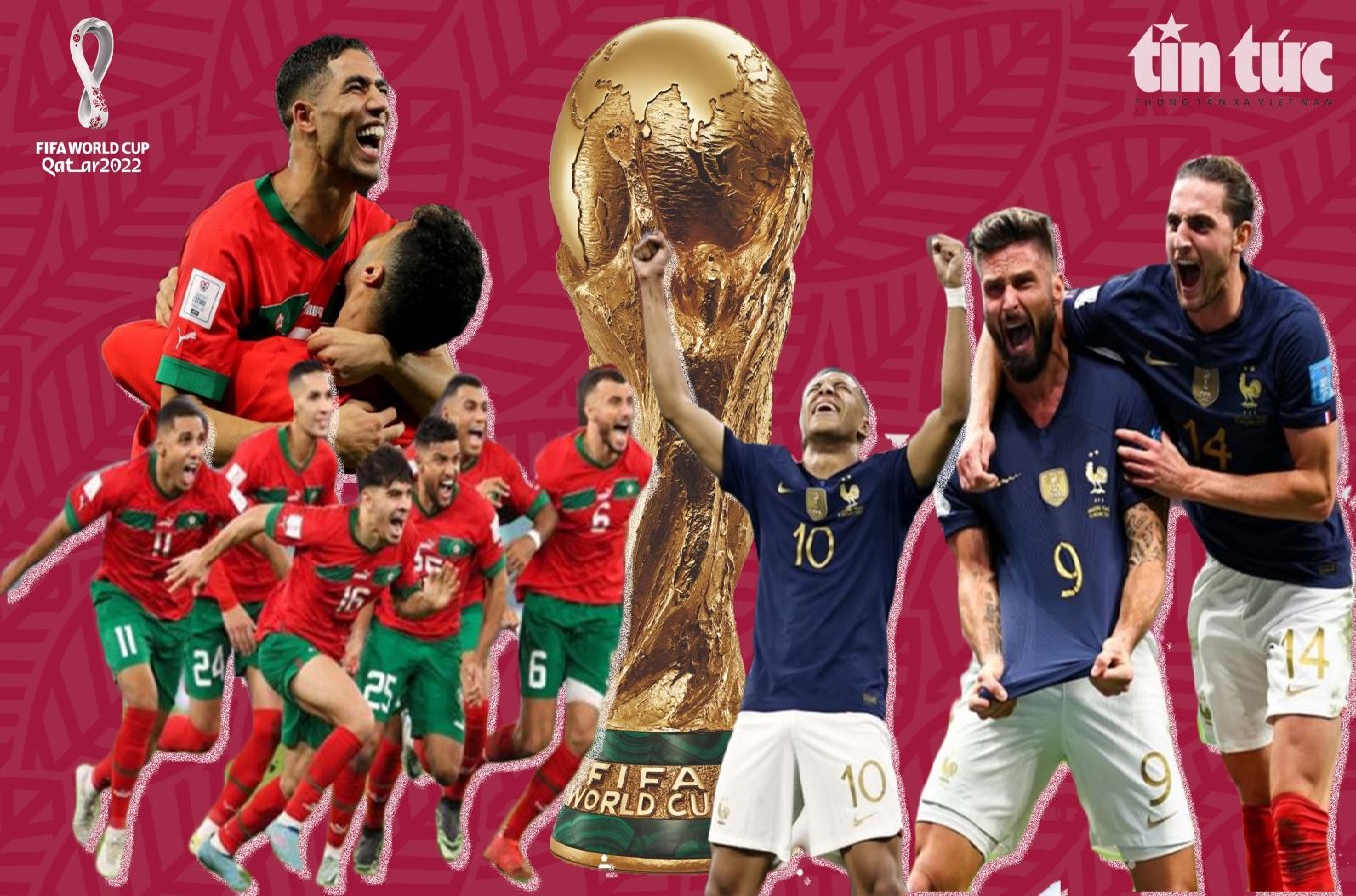 Bán kết World Cup 2022 giữa Pháp - Morocco Chàng David và gã khổng lồ Goliath