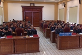 VKSND tỉnh Cao Bằng phối hợp tổ chức phiên tòa rút kinh nghiệm trực tuyến