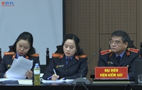 5 Kiểm sát viên thực hành quyền công tố và kiểm sát xét xử tại phiên toà Nguyễn Thị Thanh Nhàn và đồng phạm