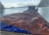 Bắt giữ tàu chở hơn 100 tấn than không rõ nguồn gốc