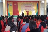 VKSND huyện Bình Liêu tuyên truyền pháp luật cho các em học sinh