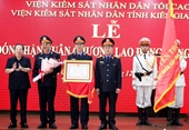 VKSND tỉnh Kiên Giang đón nhận Huân chương Lao động hạng Nhất