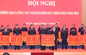VKSND tỉnh Bình Định Hoàn thành xuất sắc nhiệm vụ, đón nhận Cờ thi đua của Chính phủ