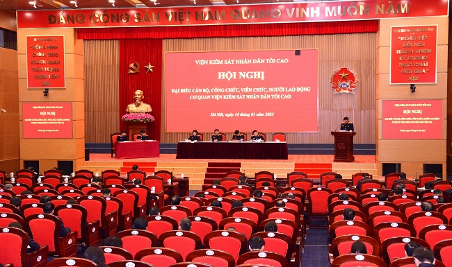 Hội nghị đại biểu cán bộ, công chức, viên chức, người lao động Cơ quan VKSND tối cao