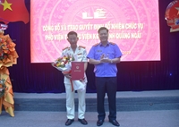 Công bố và trao quyết định bổ nhiệm Phó Viện trưởng VKSND tỉnh Quảng Ngãi