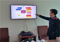 VKSND huyện Tiên Lãng thực hiện báo cáo án dân sự bằng sơ đồ tư duy