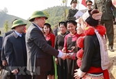 Chủ tịch Quốc hội Vương Đình Huệ dự Lễ phát động thi đua và Tết trồng cây tại tỉnh Tuyên Quang