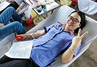 Công chức VKSND tỉnh Bình Phước tham gia hiến máu tình nguyện